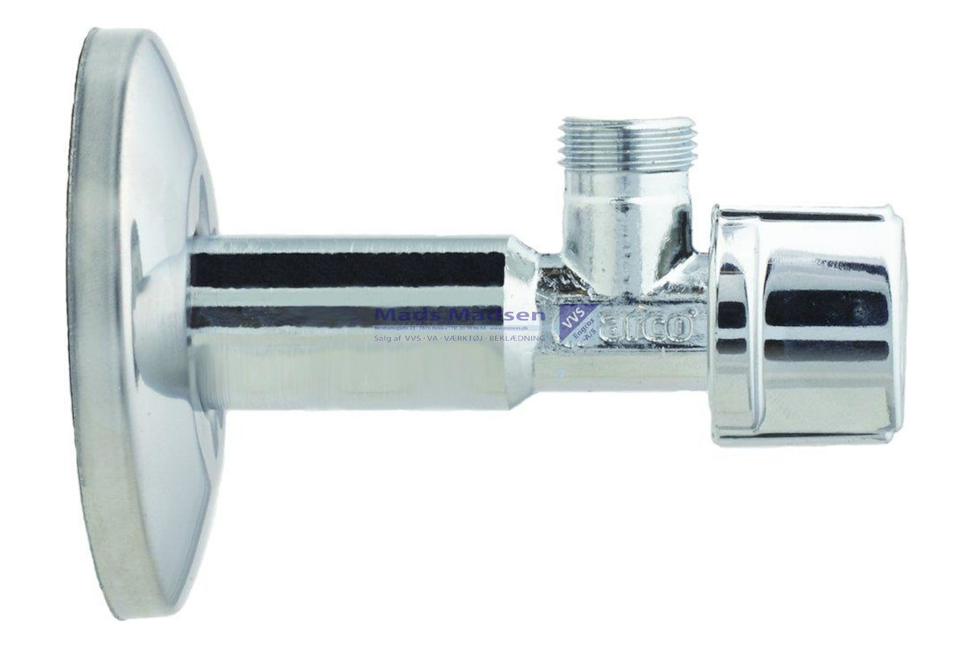 1/2" x 3/8" Arcufix lang model L=90mm m/67mm roset
