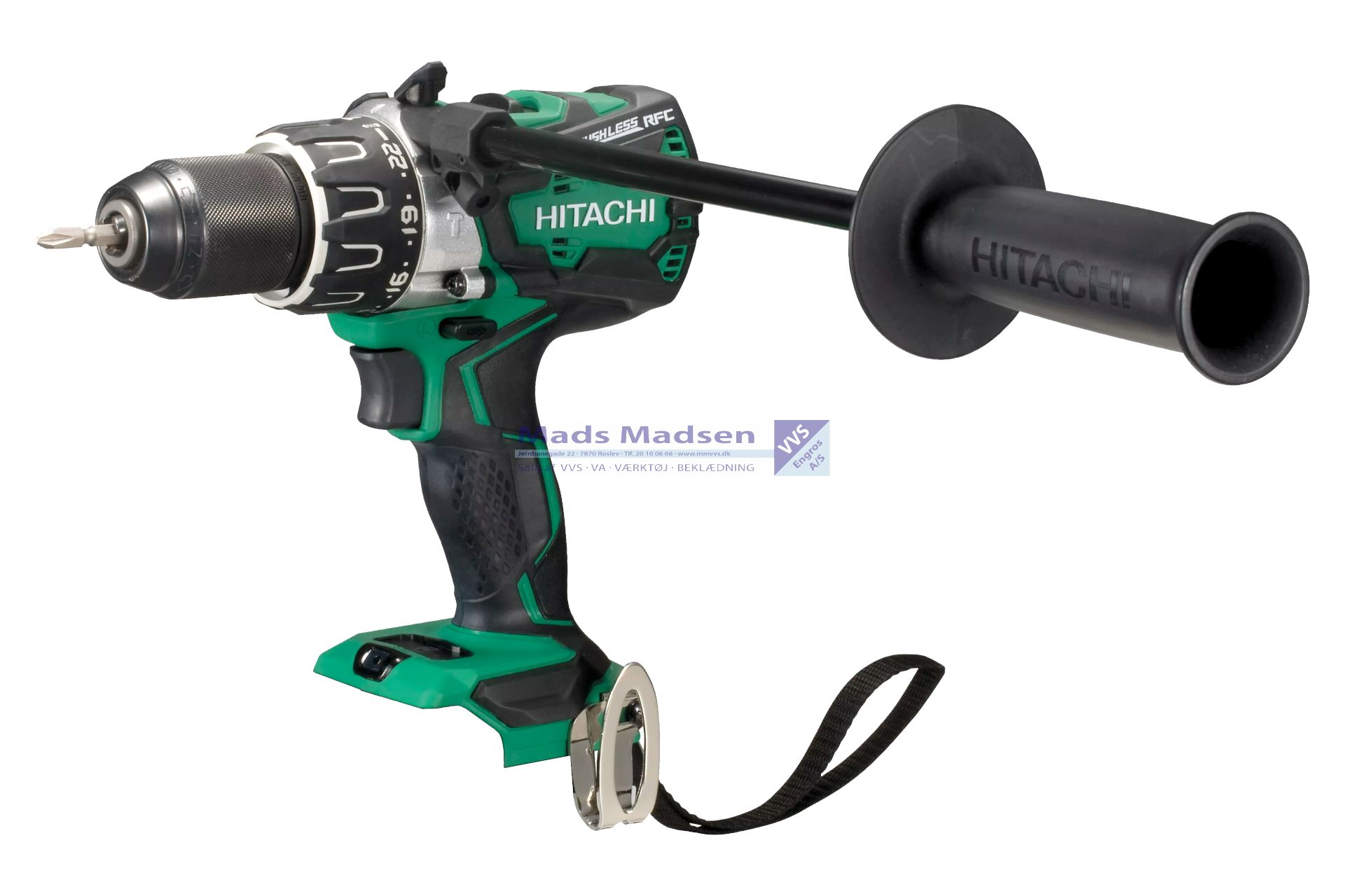 Hitachi / Hikoki Slagboreskruemaskine DV18DC 18V 155 Nm TOOL ONLY