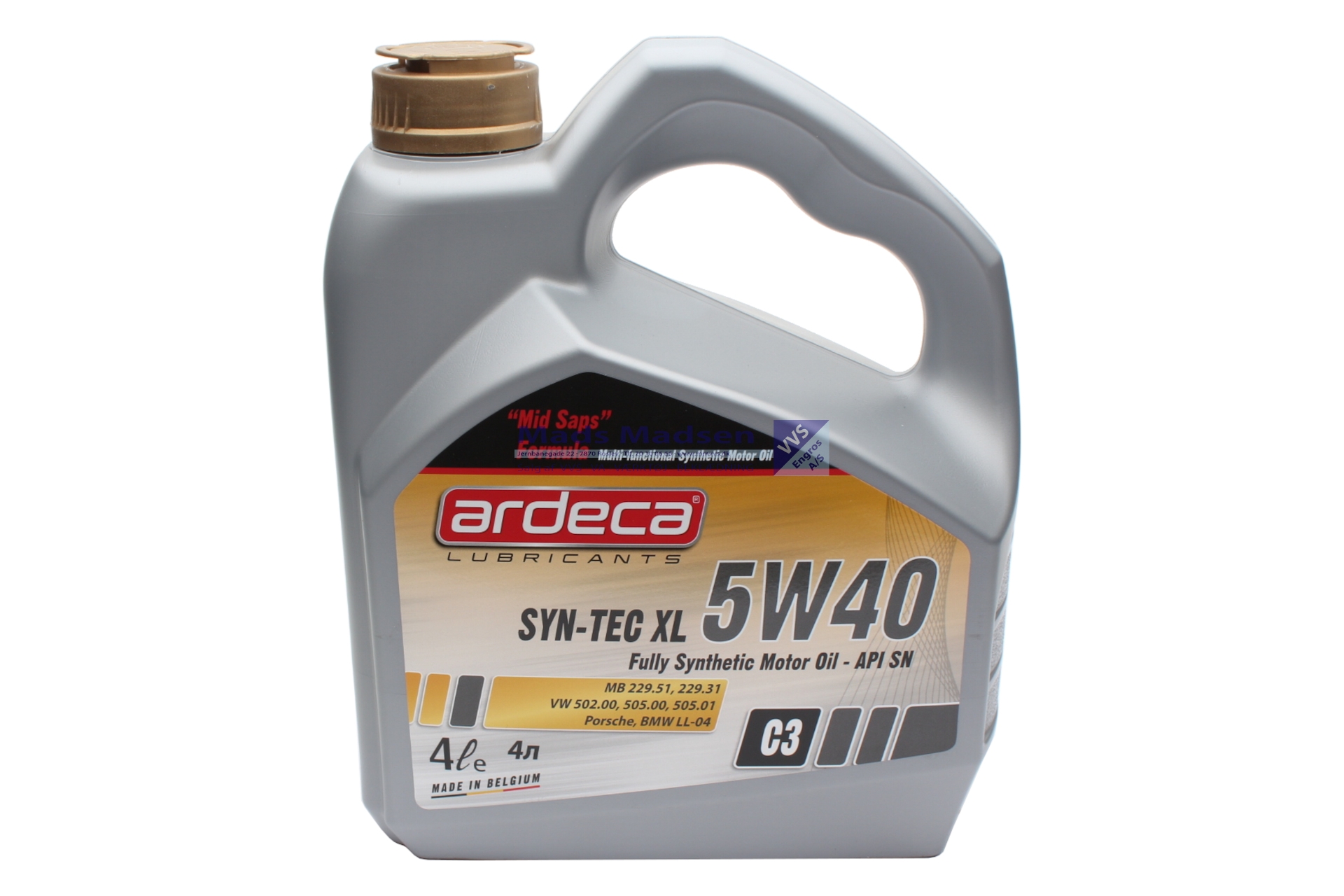 Texaco Havoline Ultra Motorolie 5W-40 á 4 ltr.