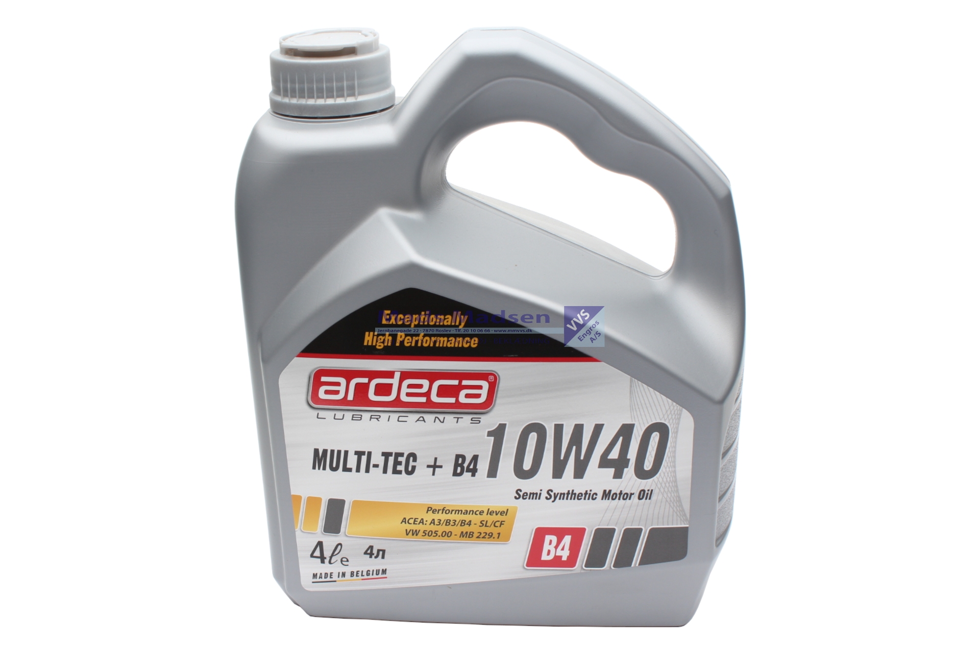 Ardeca Motorolie 10W-40 á 4 ltr.