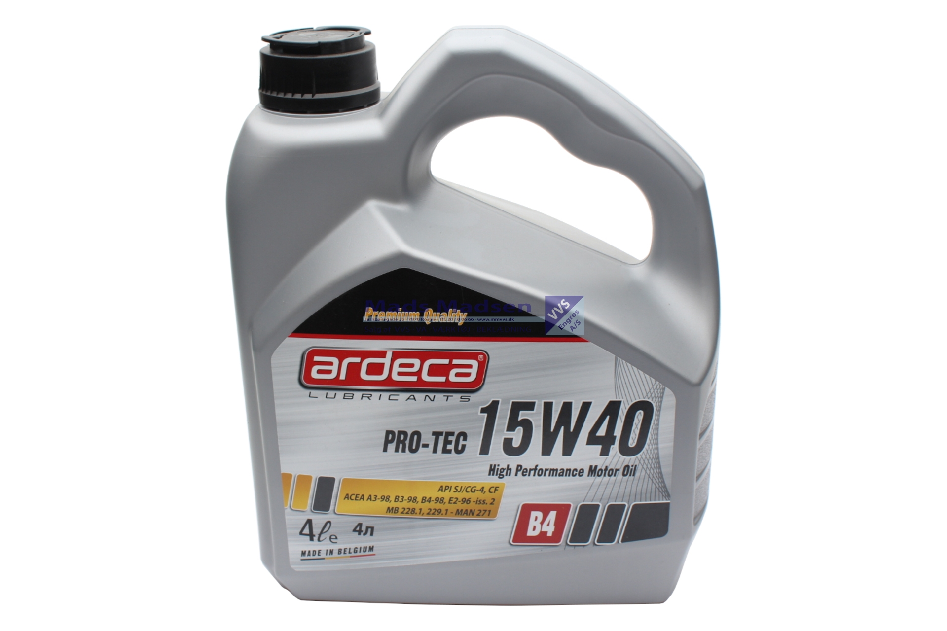 Ardeca Motorolie 15W-40 Premium á 1 ltr.