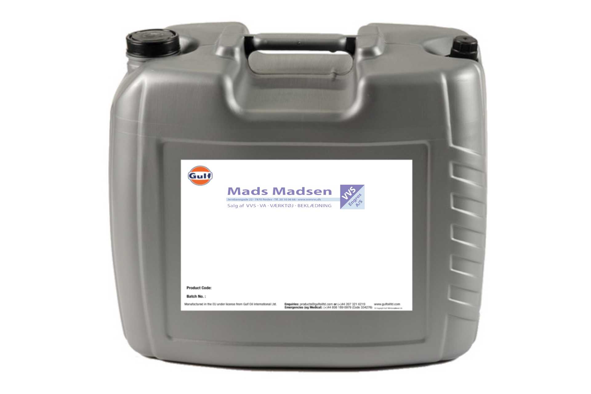 GULF Formula GVX 5W-30 Fuldsyntetisk Motorolie 20 liter Specielt til VW, SEAT og Skoda (Incl. afgift) *NETTOPRIS* (S)
