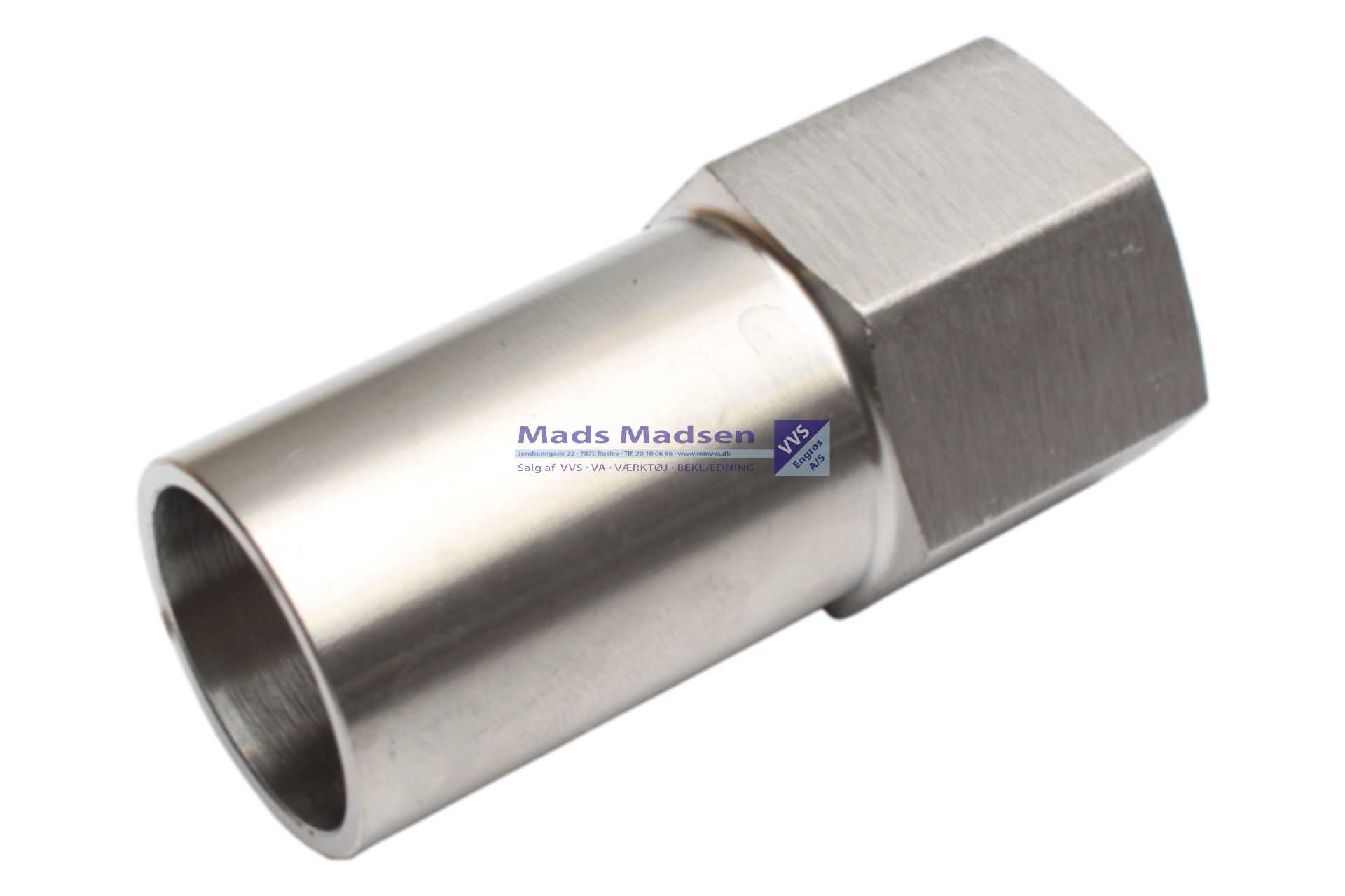 22mm x 1/2" RacMet RF/SF pres overg. pn/m M-bakke 316L