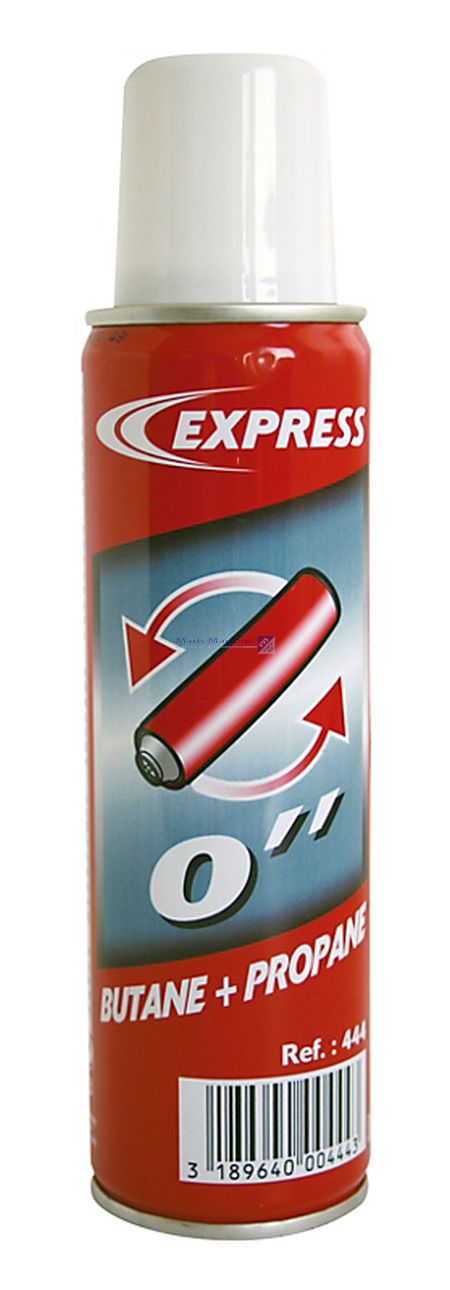 Express gasdåse 445  Butan/Propan 60 g. UN 2037- Farekl. 2 - RØD