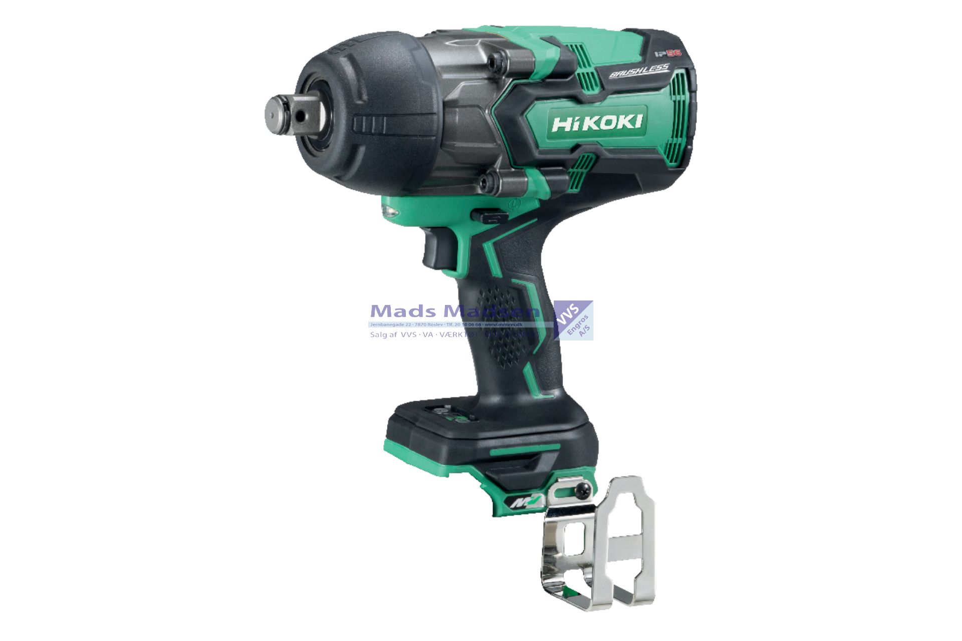Hitachi / Hikoki Slagnøgle 3/4" WR36DA 36V MULTIVOLT 1100Nm kulfri TOOL ONLY *NETTOPRIS*