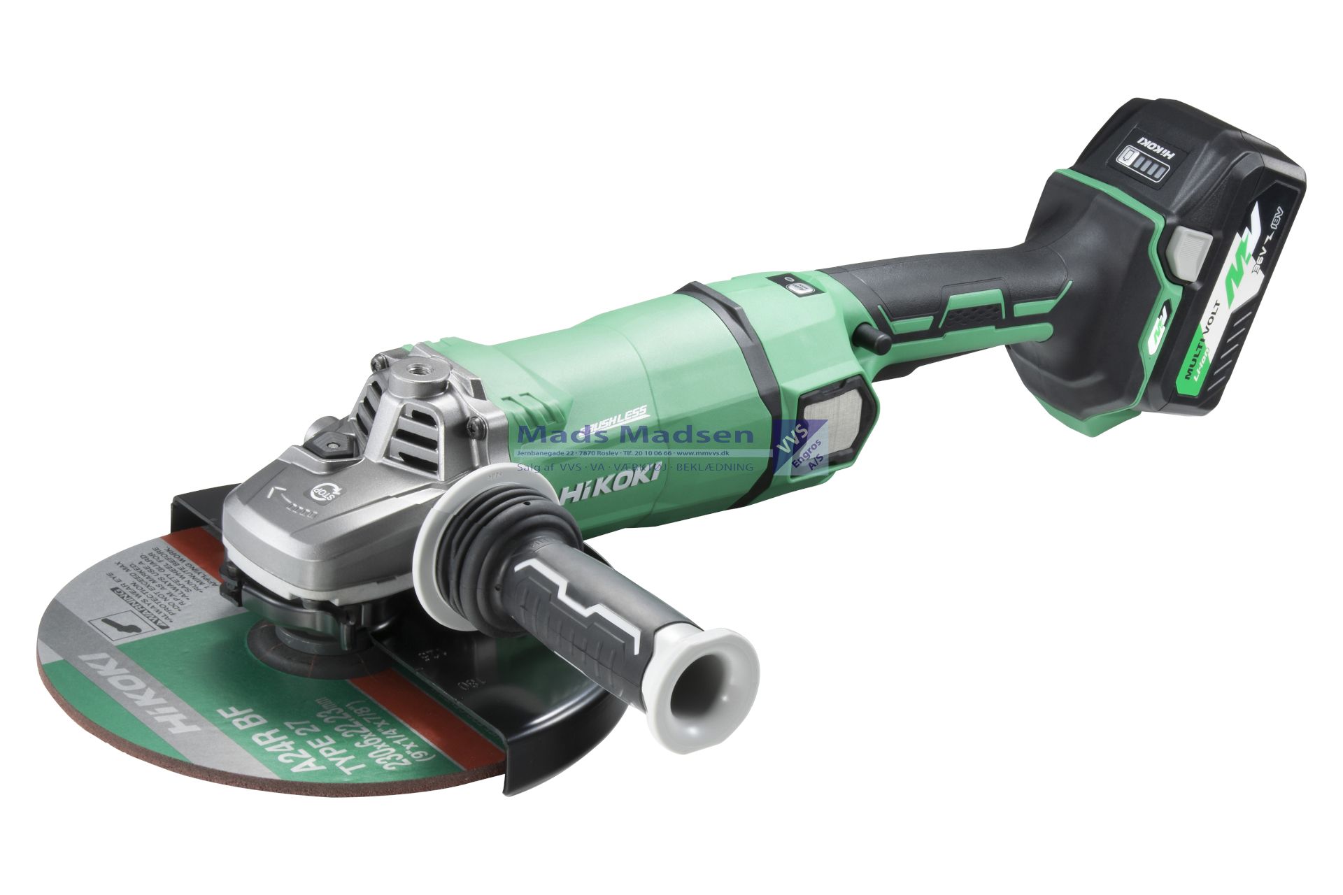 Hitachi / Hikoki Vinkelsliber 230mm G3623DA 36V/4,0Ah MULTIVOLT kulfri
