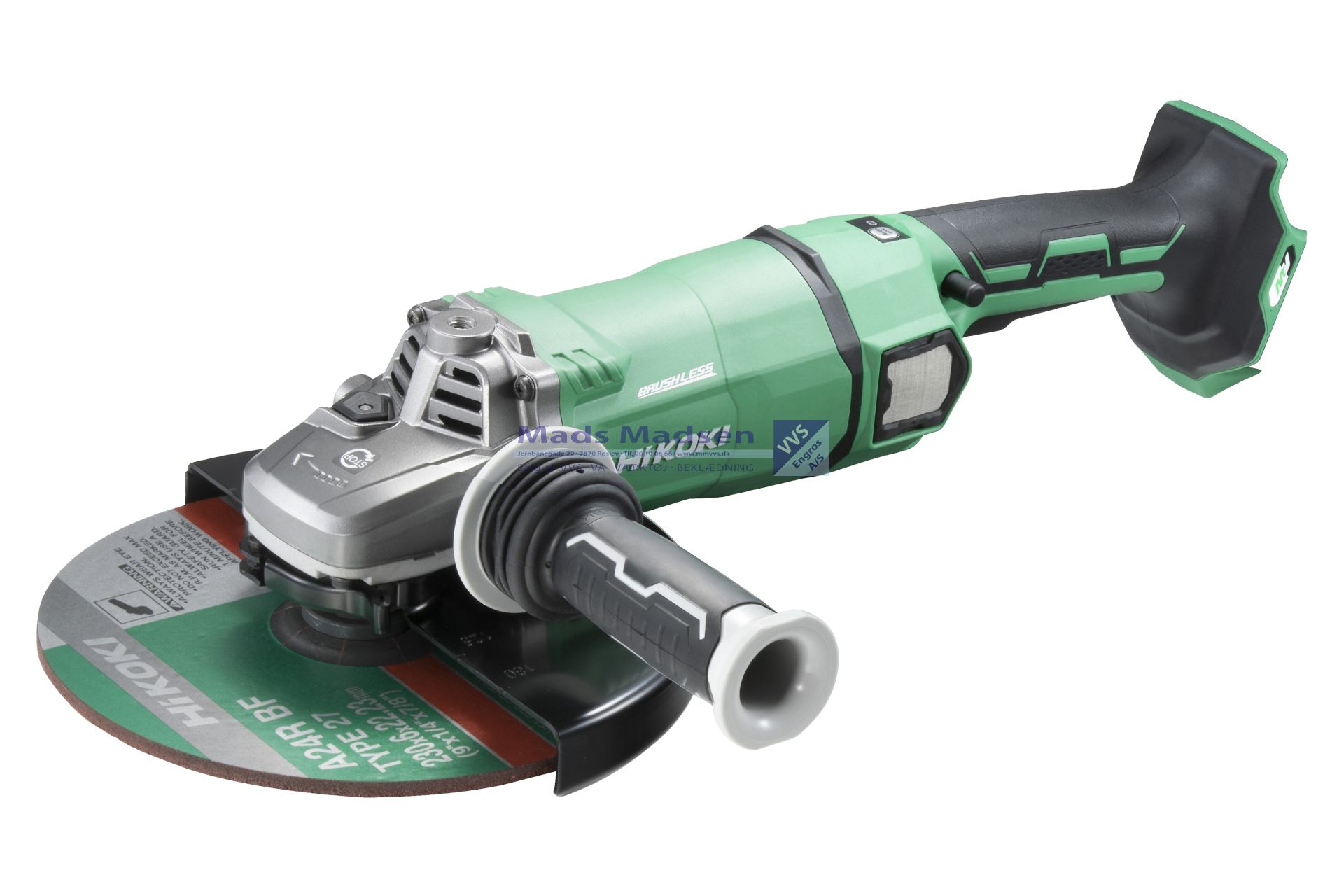 Hitachi / Hikoki Vinkelsliber 230mm G3623DA 36V MULTIVOLT kulfri TOOL ONLY *NETTOPRIS*