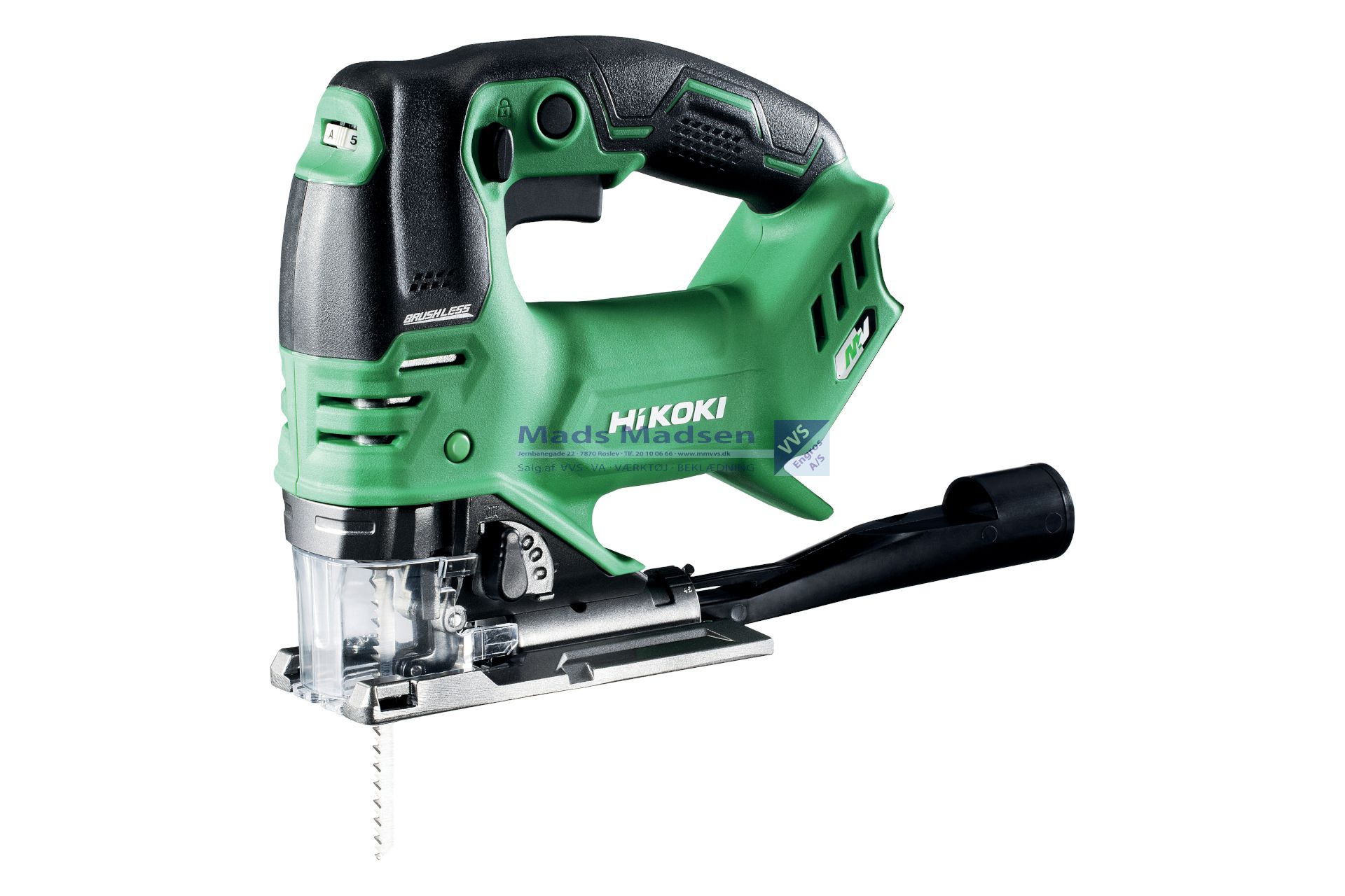 Hitachi / Hikoki Stiksav CJ36DA 165mm  36V Multivolt kulfri TOOL ONLY *NETTOPRIS*