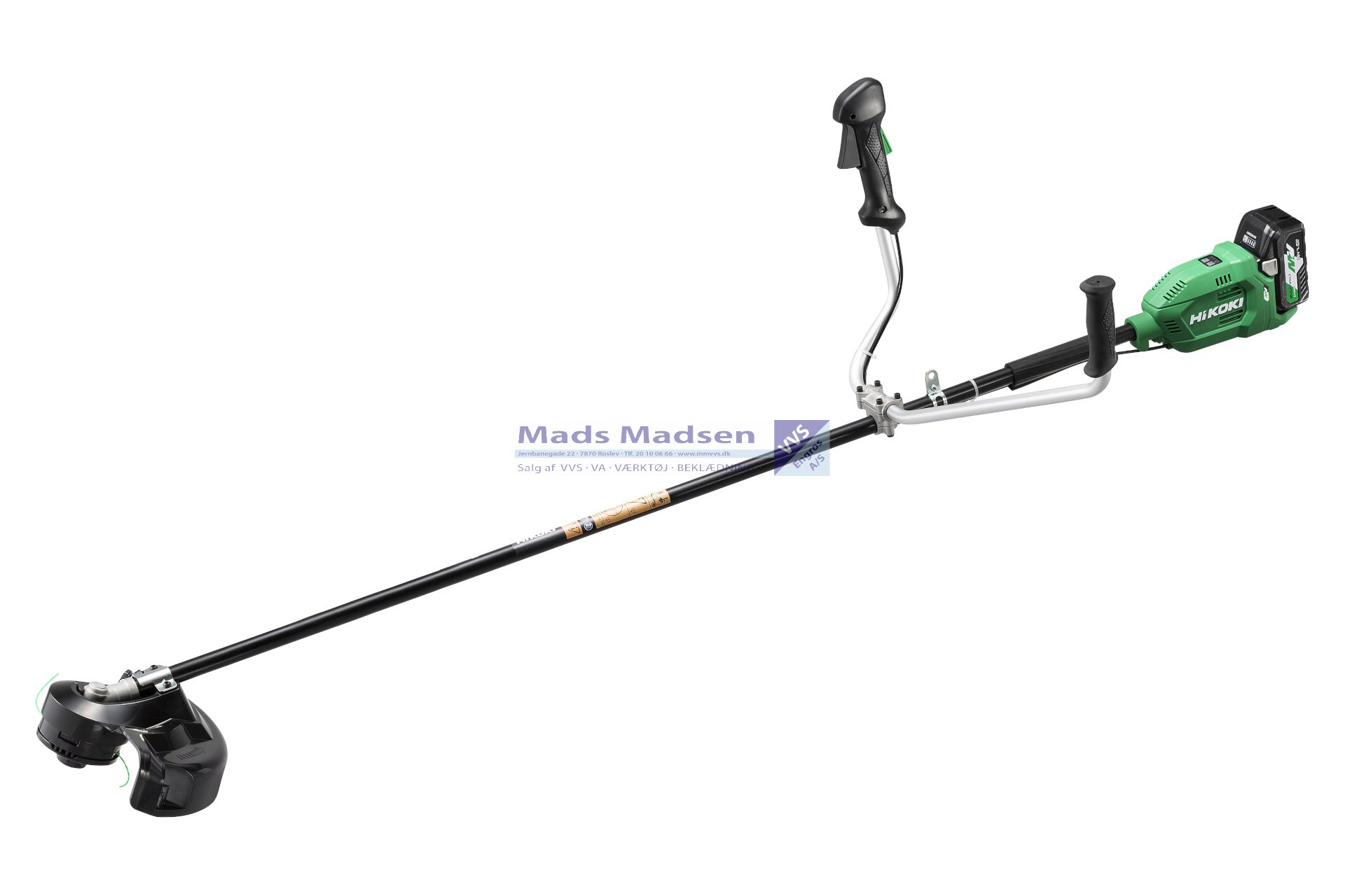 Hitachi / Hikoki Græstrimmer CG36DB MULTIVOLT TOOL ONLY *CYKELSTYR* incl.sele
