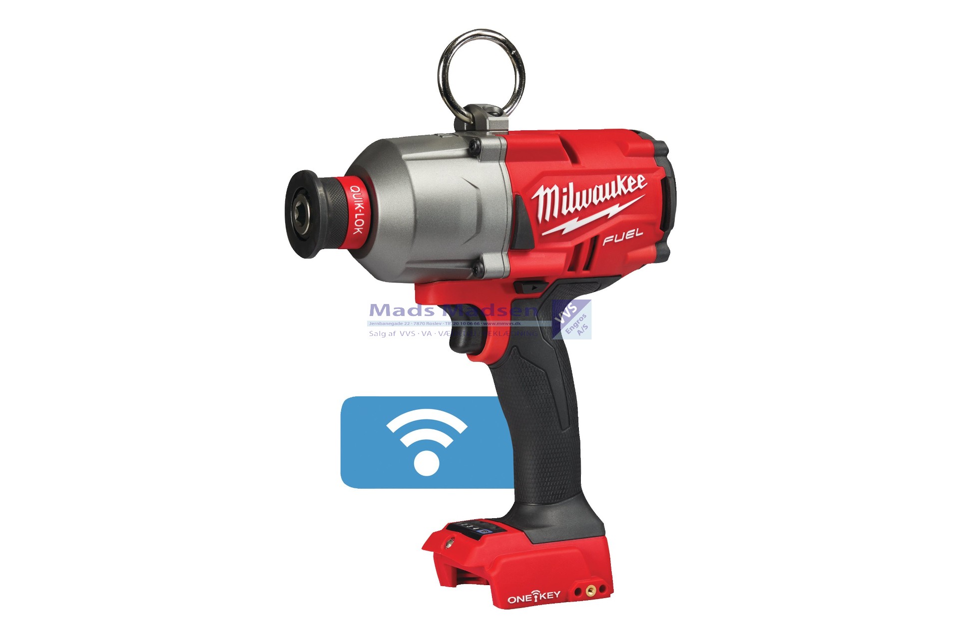 Milwaukee M18 FUEL ONEFHIWH716-0X 7/16" HEX akku slagskruenøgle 1017 Nm Solo 4933479152 *NETTOPRIS*