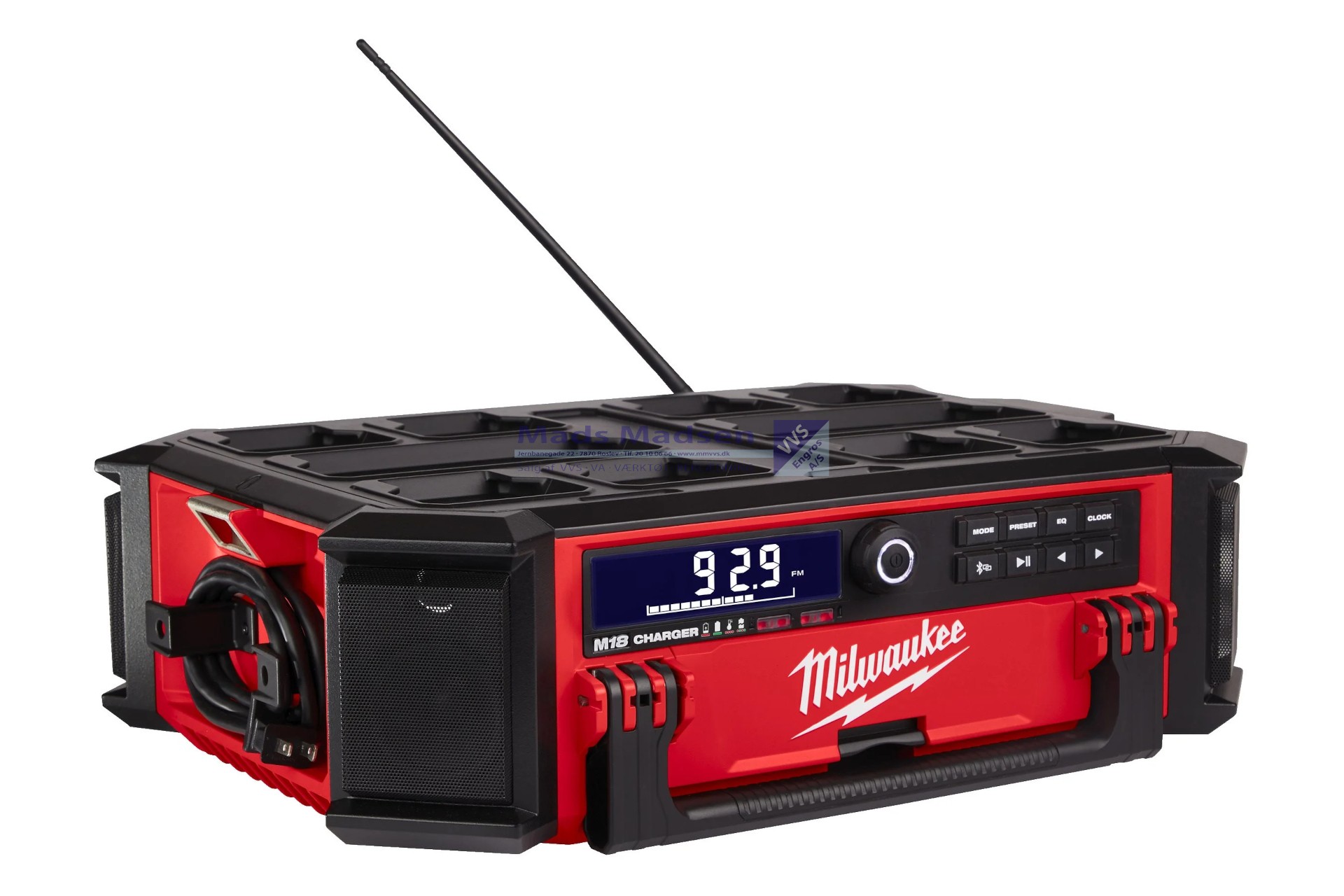 Milwaukee M18 PRCDAB+ Bluetooth akku radio/lader Solo 4933472112 *NETTOPRIS*