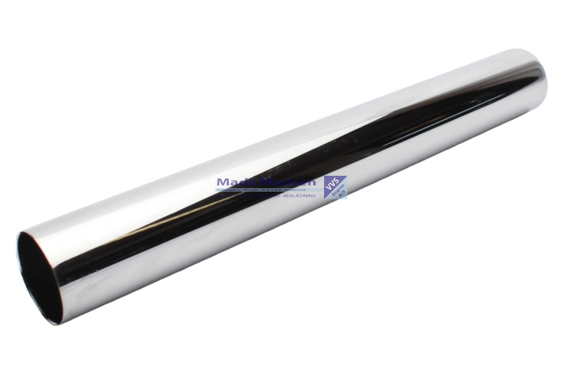 1 1/4" x 250mm krom afgangsrør