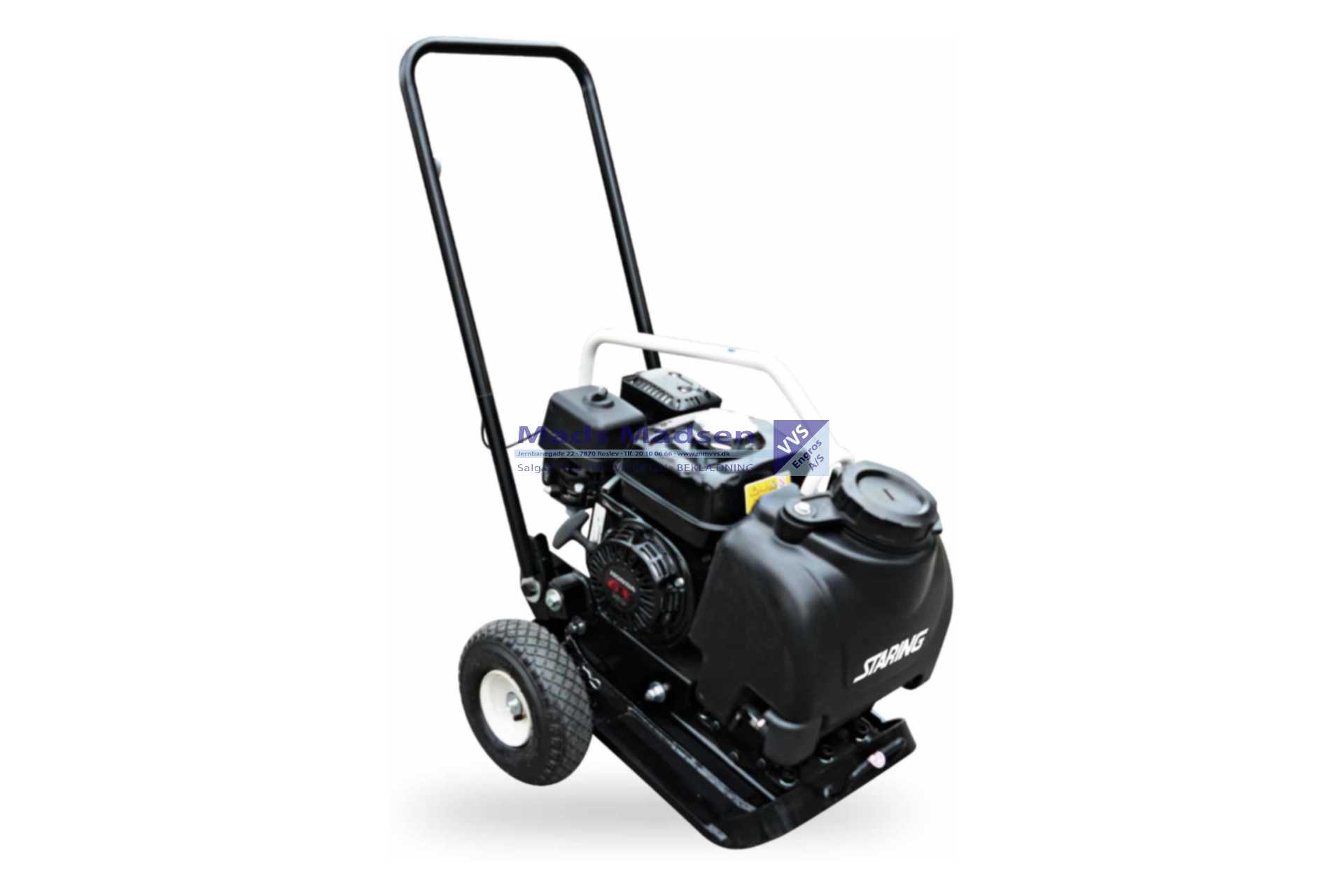 Staring Pladevibrator 70kg/40 cm m./ Honda GX160 motor *NETTOPRIS*