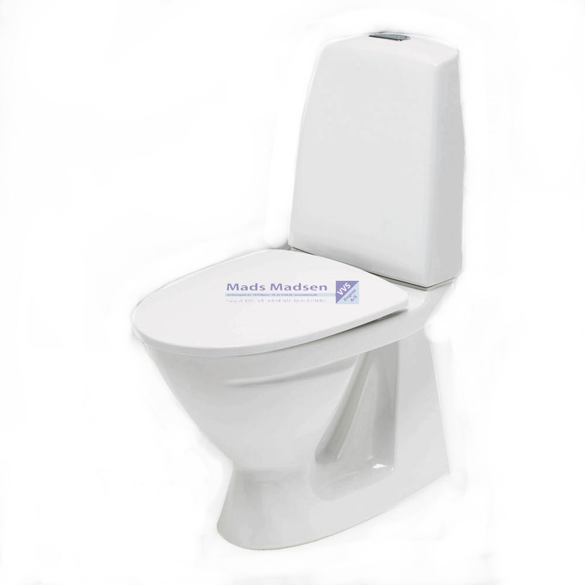 Ifø Sign Clean toilet skjult s-lås 6860