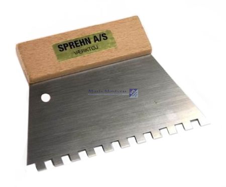 Tandspartel Sprehn 125 x 170mm - 10 x 10mm tænder 991014C