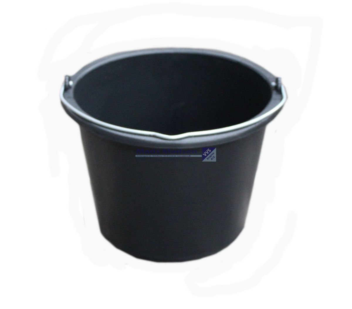 Industrispand sort plast 12 L