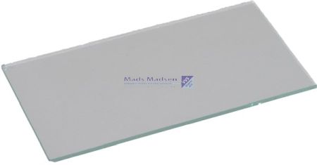 108 x 51mm svejseglas Klar