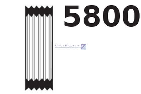 Tætningsring 125mm 5800 0125000000