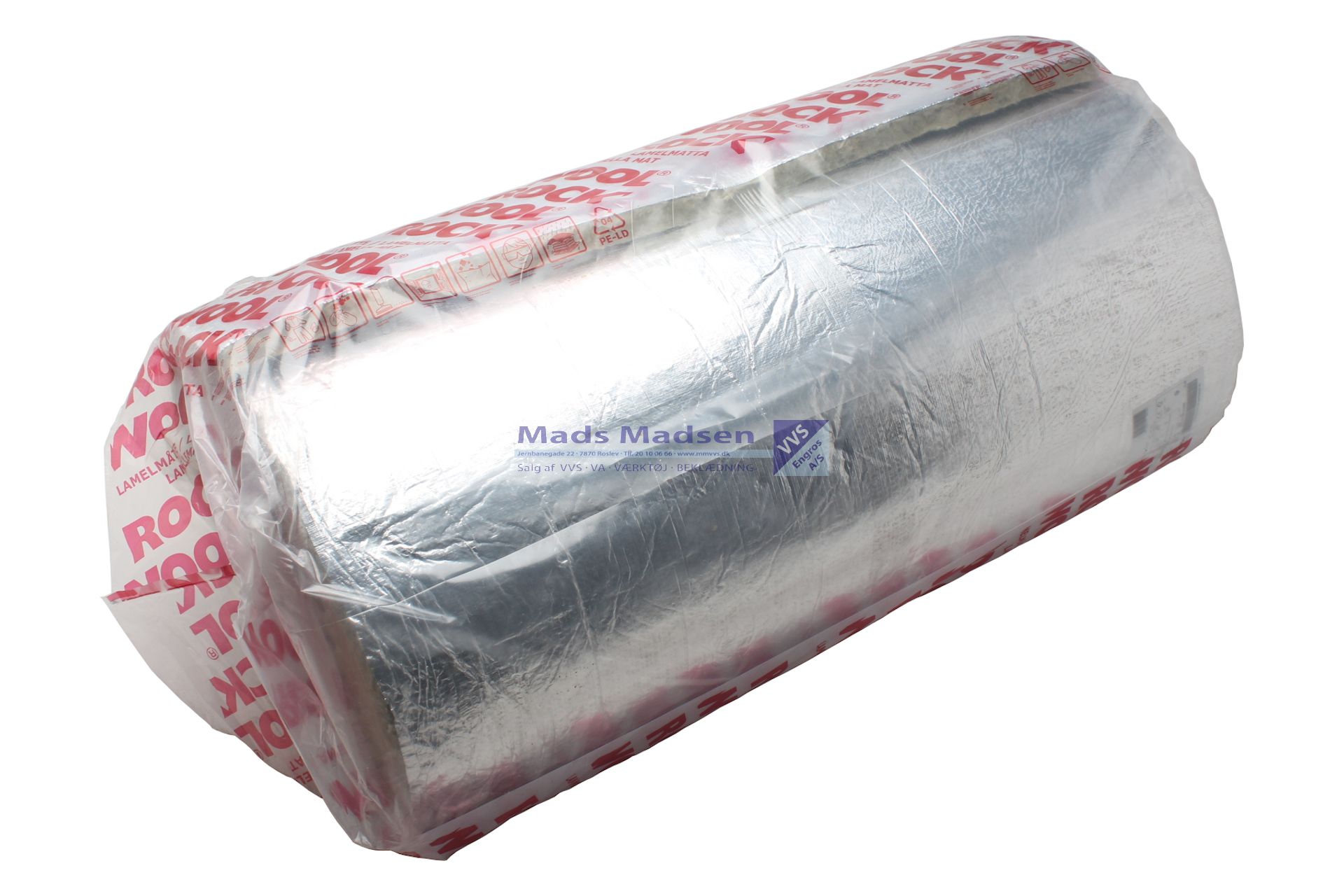 5000 x 1000 x 50mm Rockwool Prolit alu-lamelmåtte 5 m2/rl