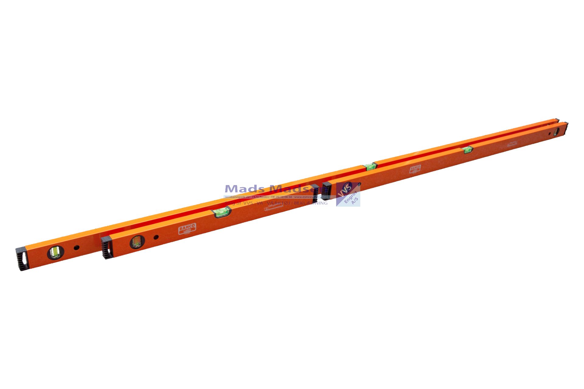 Vaterpas Bahco i sæt med 3 stk 600/1200/2000mm 416-SET-2 *NETTOPRIS*