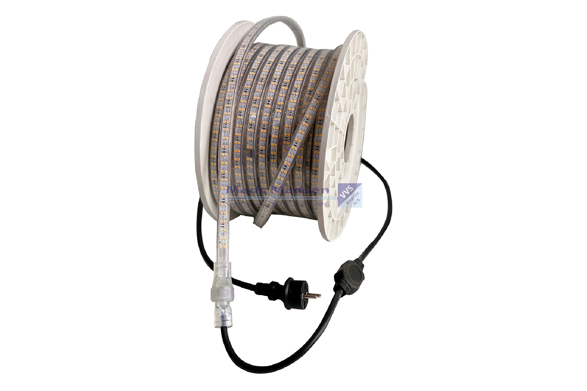 Blue Electric Flex-Line LED-Strip V2,0 1500 Lumen/mtr IP65 á 50 mtr 1,5mtr.kabel 230V 36364