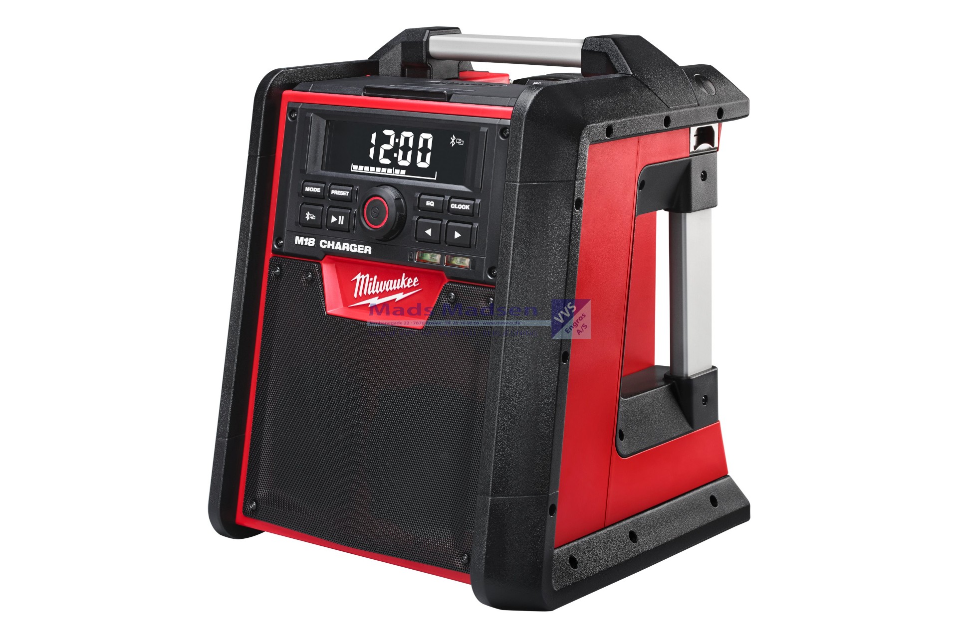 Milwaukee M18 RC-0 akku arbejdsradio/lader FM/AM Solo 4933446639 *NETTOPRIS*