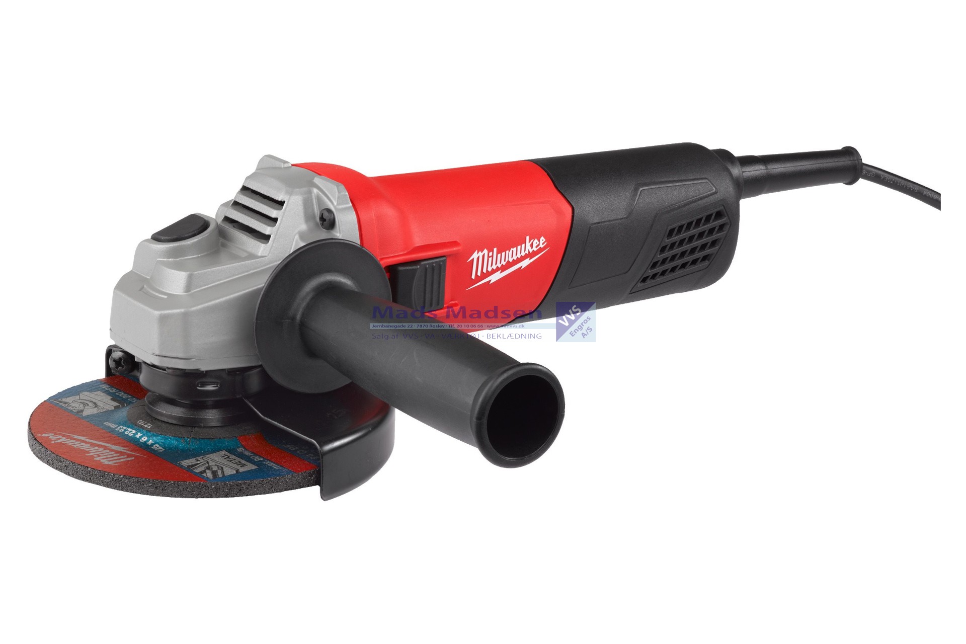 Milwaukee 125mm vinkelsliber AG800-125E  800W 230V 4933451211 *NETTOPRIS*