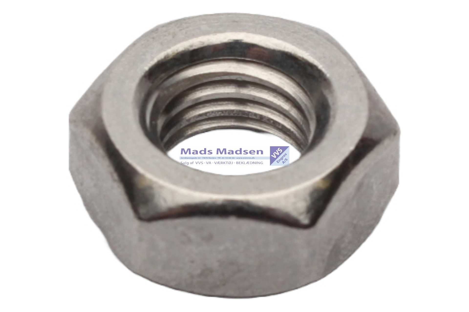 M6 Møtrik DIN 934 A2 500 stk/pk