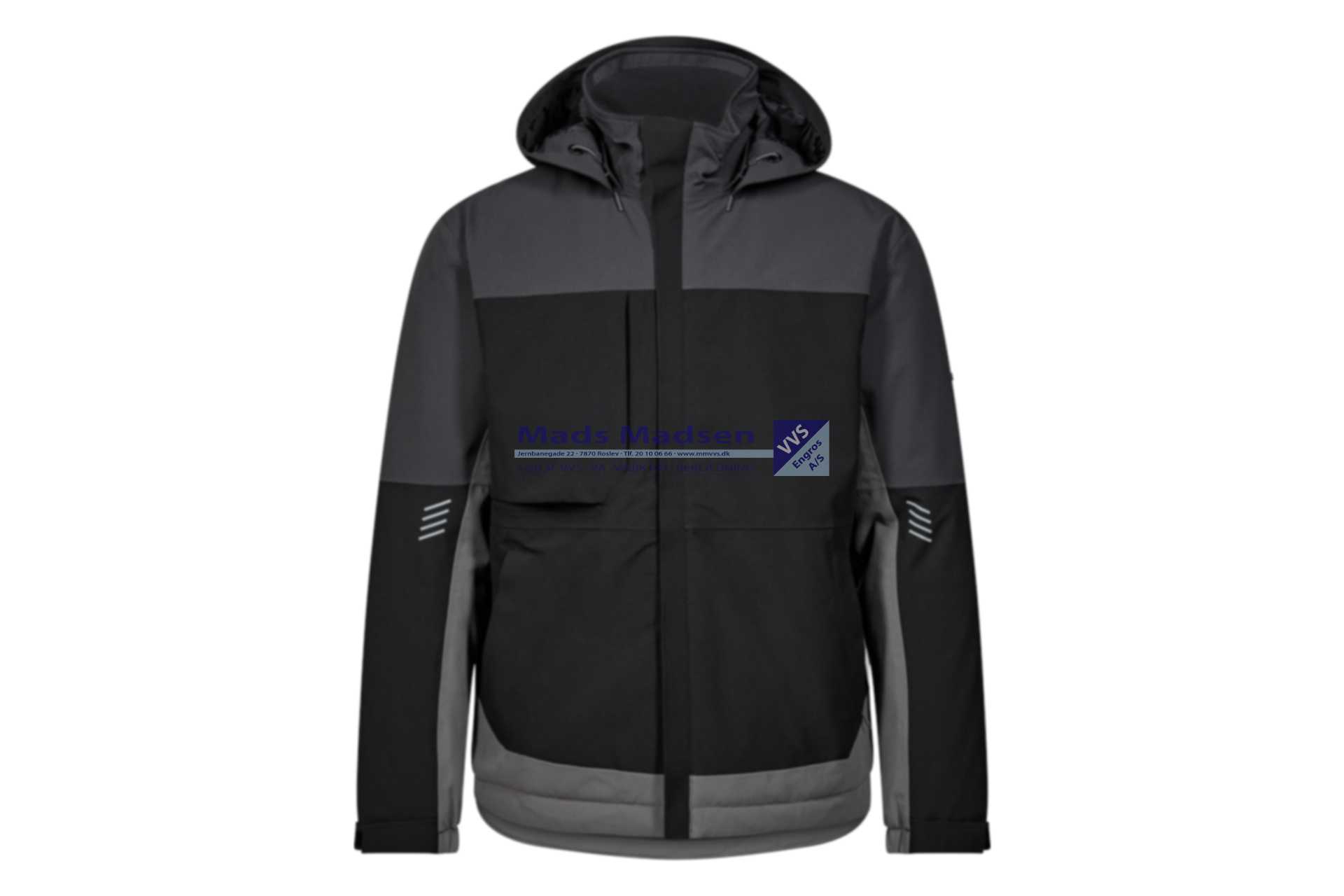 Engel Entire vinterjakke 1429-176-2079 sort/antra grå str. L