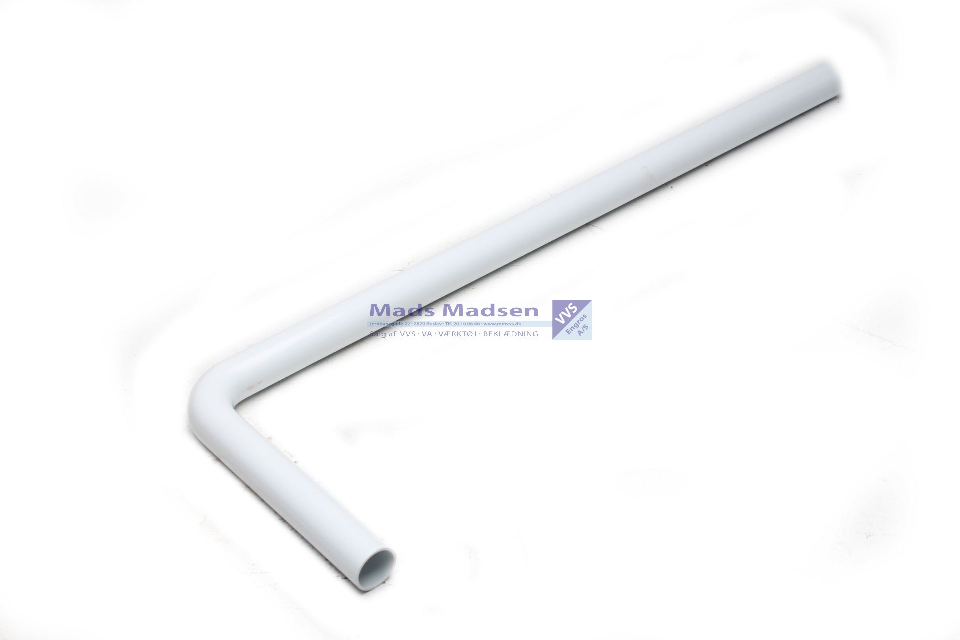 32mm x 220 x 680mm Purus afgangsrør hvid