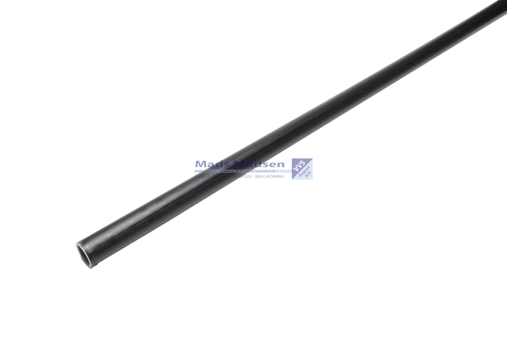 63mm PE100 PN 10 sort 6 mtr/lgd