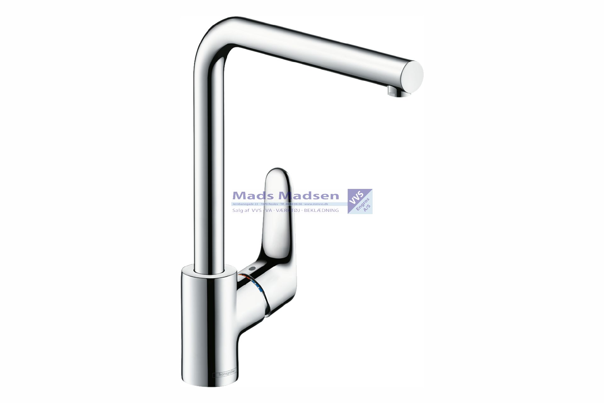 HansGrohe Focus 280 krom køk.batteri L-tud fremspring 222mm
