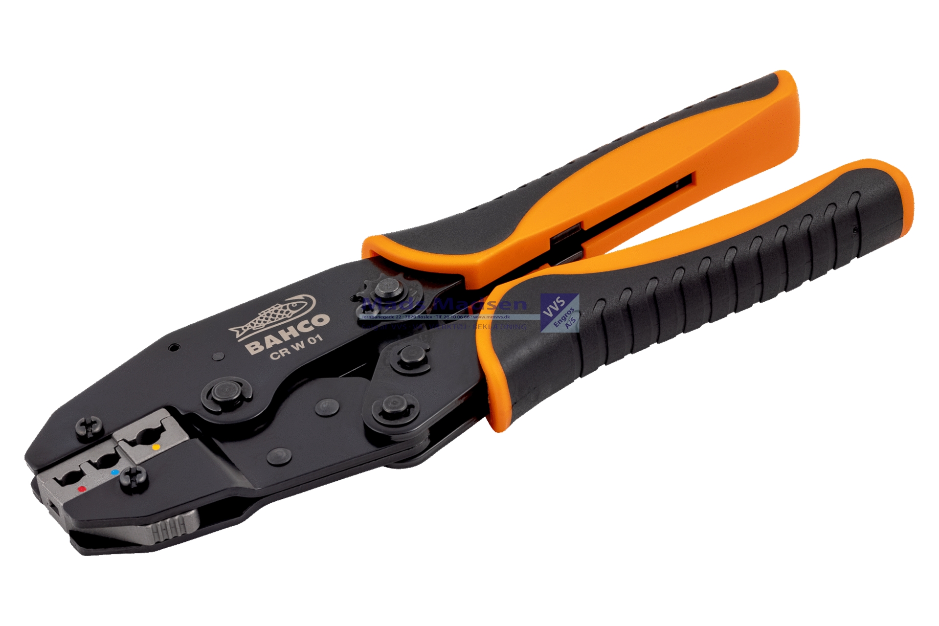Krympetang Bahco CR W 01 0,5-6,0 mm² Skraldefunktion t/ iso.stik *NETTOPRIS*