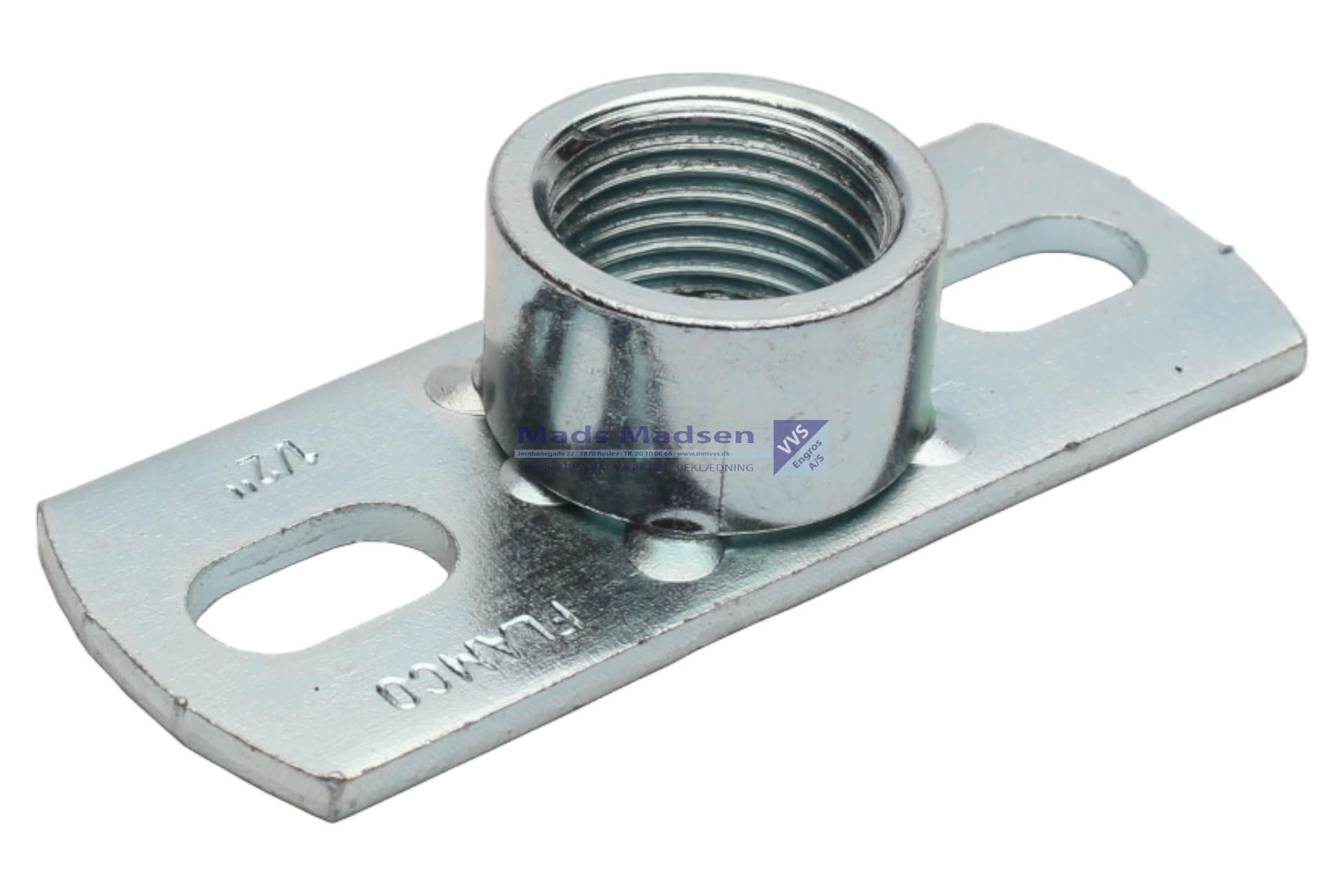 Grundflange 80 x 30mm 1/2"