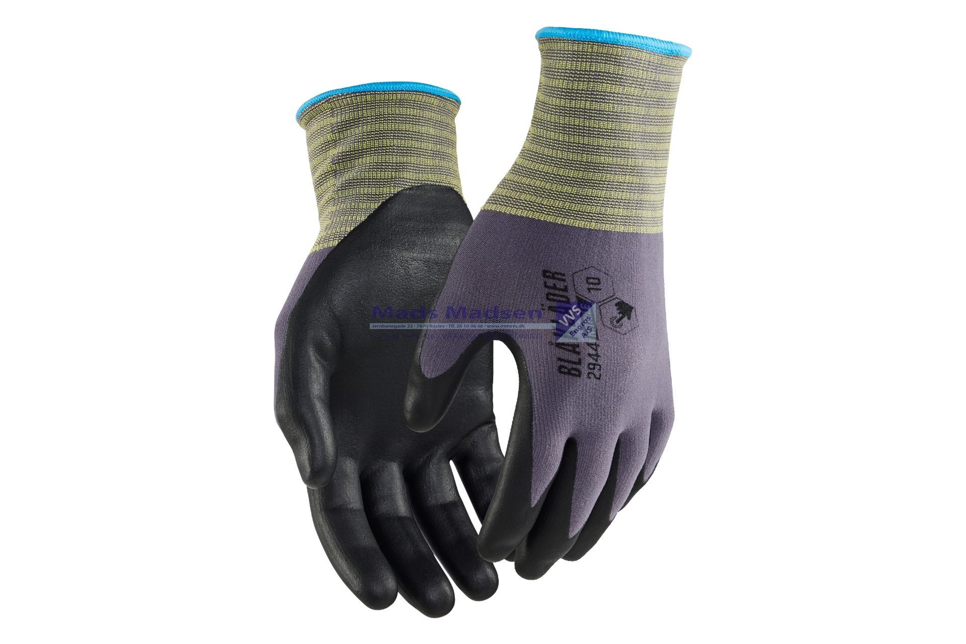 Blåkläder Arbejdshandske nitril touch 2944-1456-9400 str. 11 *NETTOPRIS*
