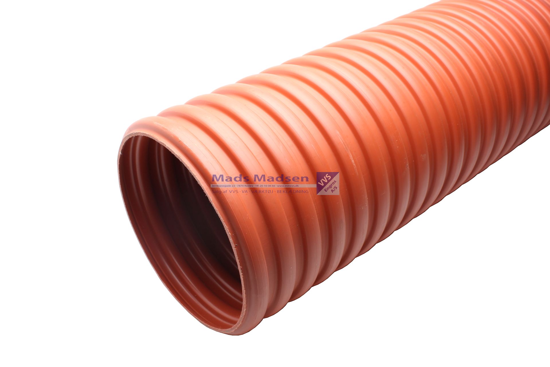 315 x 2000mm PP opføringsrør uden muffe