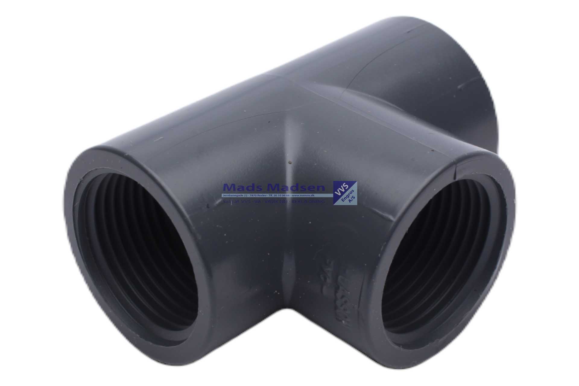 1/2" Plasson pvc tee