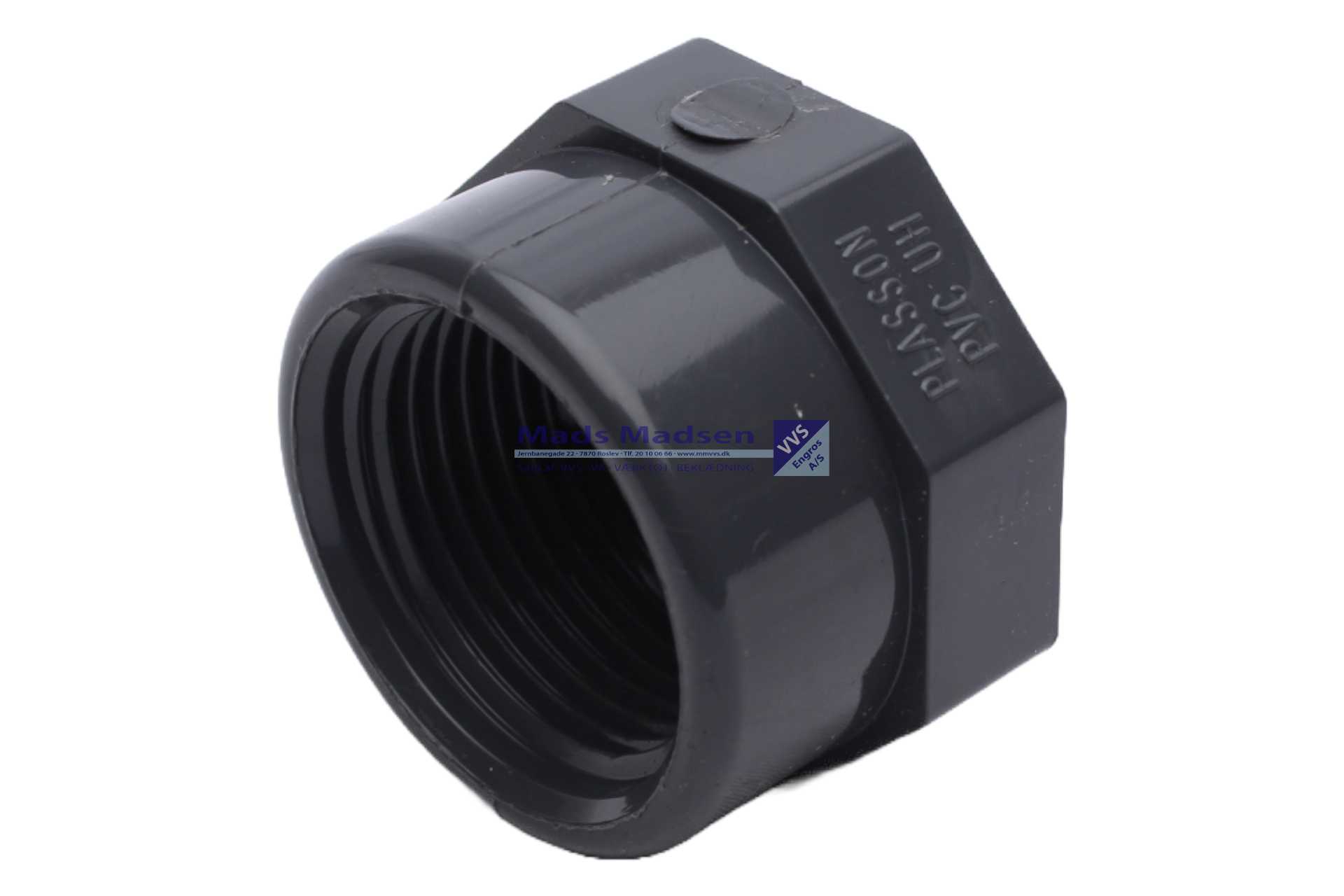 1/2" Plasson pvc slutmuffe