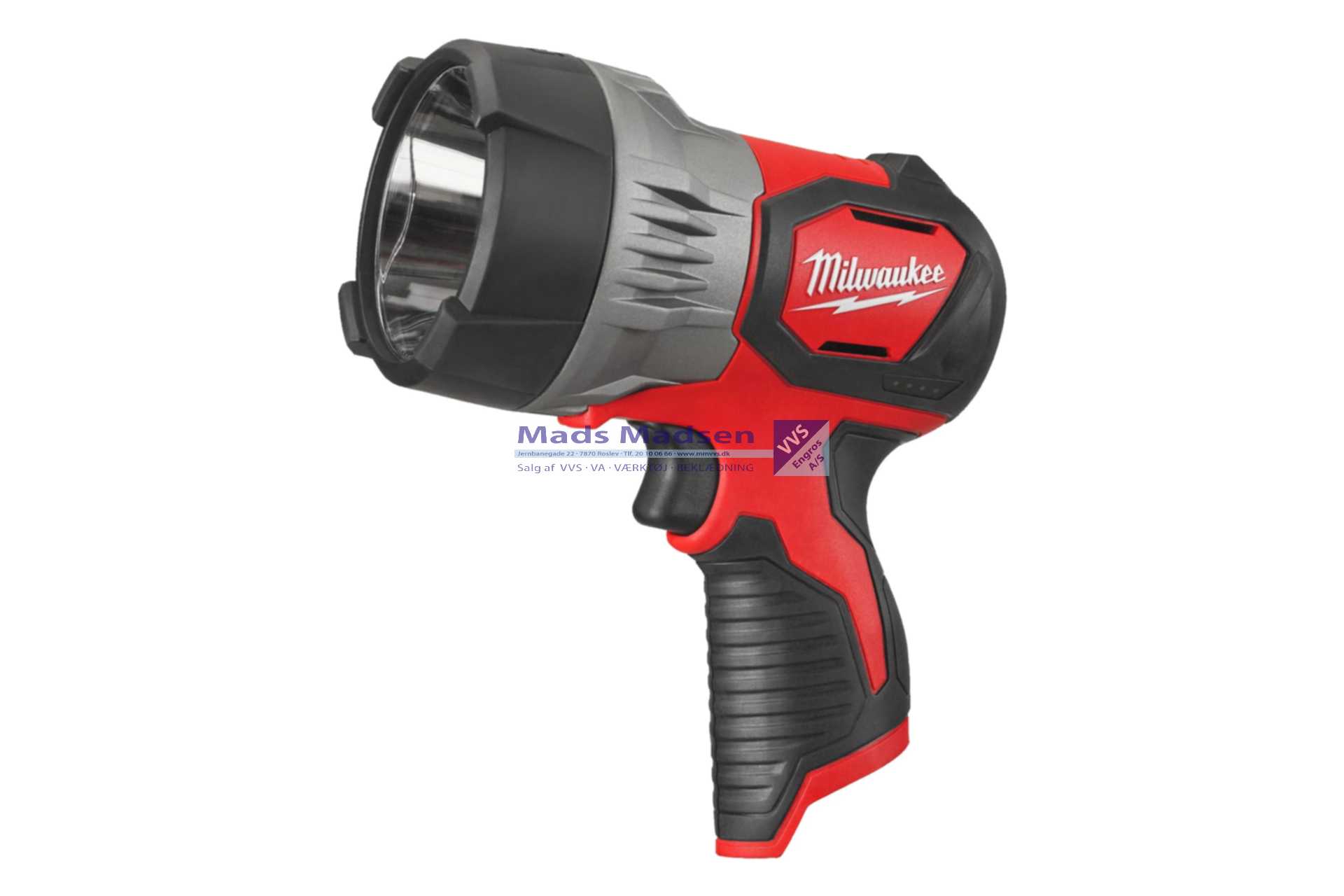 Milwaukee M12 LED Spotlygte op til 750 Lumen SLED-0 4933451261 *NETTOPRIS*