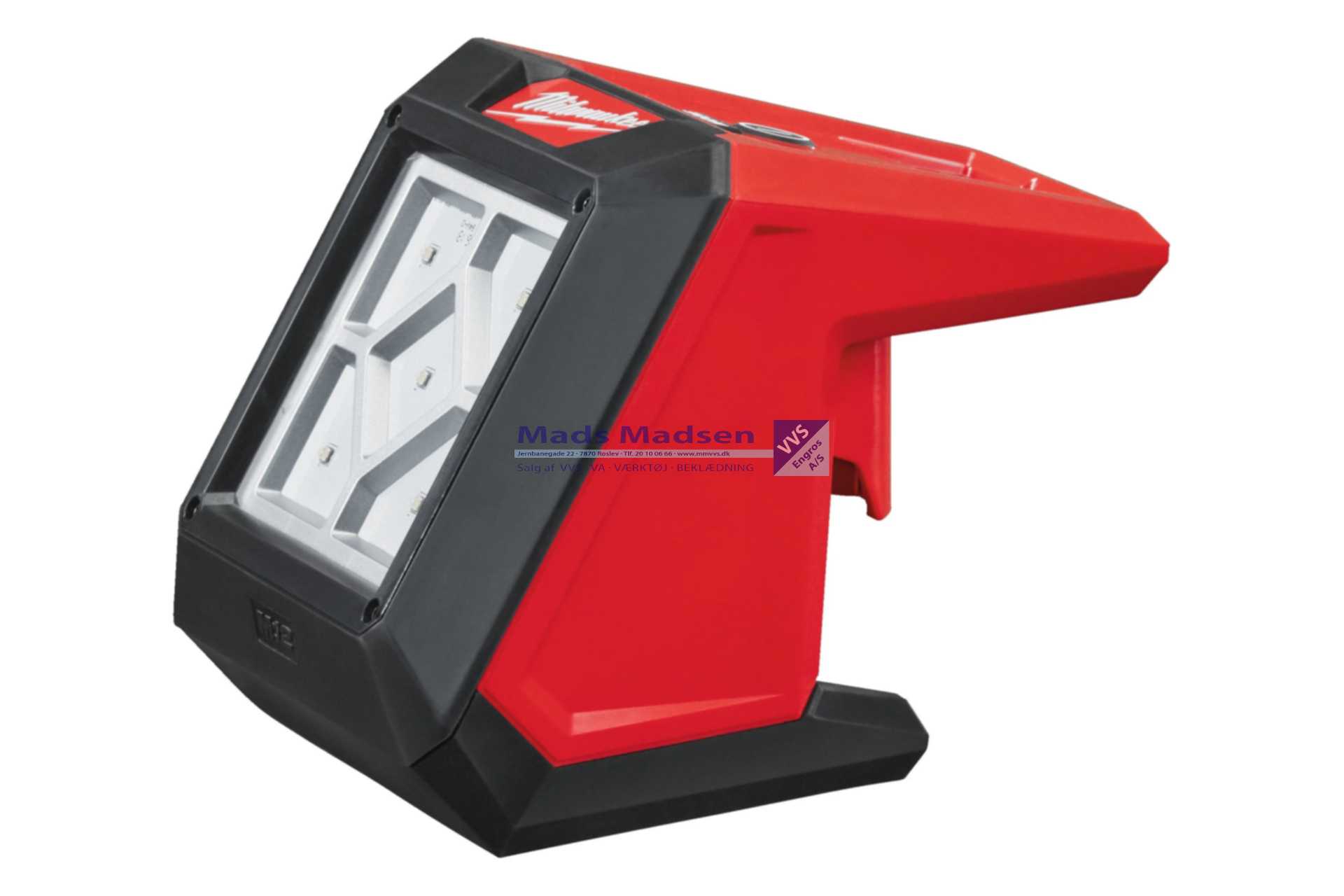 Milwaukee M12 LED-Områdelampe op til 1.000 Lumen AL-0 4933451394 *NETTOPRIS*