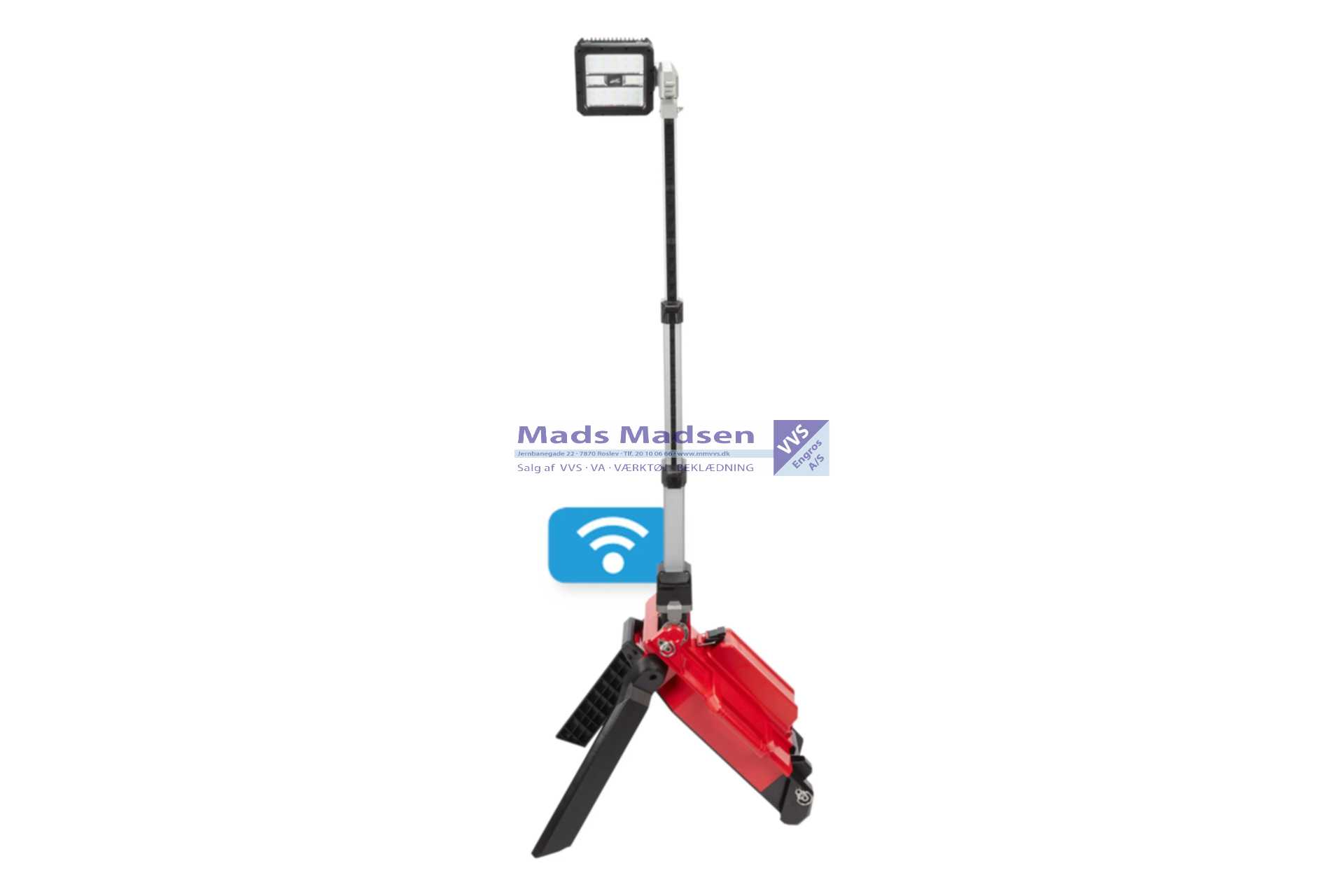 Milwaukee M18 Fjernbetjent LED-stativlampe ONE-KEY ONERSAL-0 4933459431 *NETTOPRIS*