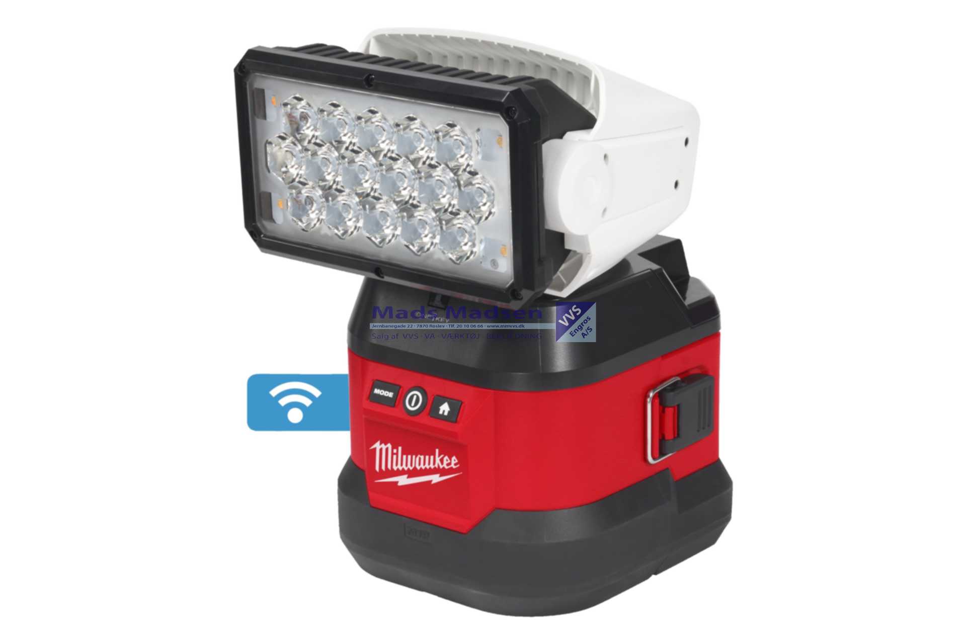 Milwaukee M18 Projektør lys med ONE-KEY op til 4.250 Lumen URSL-0 4933498303 *NETTOPRIS*