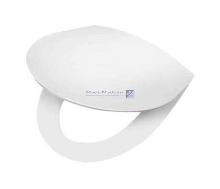 Sæde Ifø Spira hvid m/hvide sædebeslag og Soft Close, Quick Release