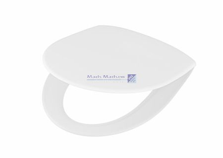 Sæde Ifø Spira hvid m/krom sædebeslag og Soft Close, Quick Release (S)