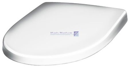 Sæde Gustavsberg Nautic hvid fast beslag