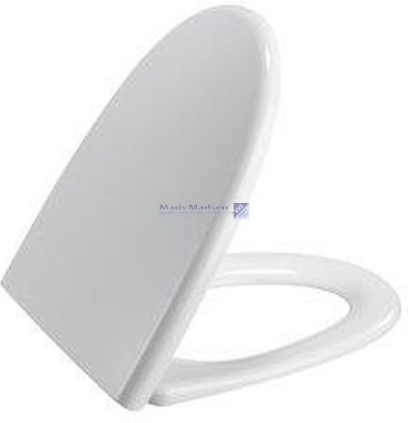 Sæde Pressalit Sign 624 hvid fast beslag m/soft-close