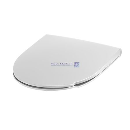 Sæde Ifø Spira Art hvid m/Soft Close+QR, inkl. beslag i rustfrit stål