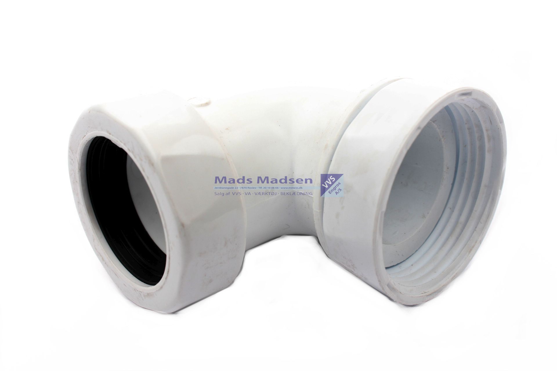 1 1/4" x 32mm Purus vinkel hvid