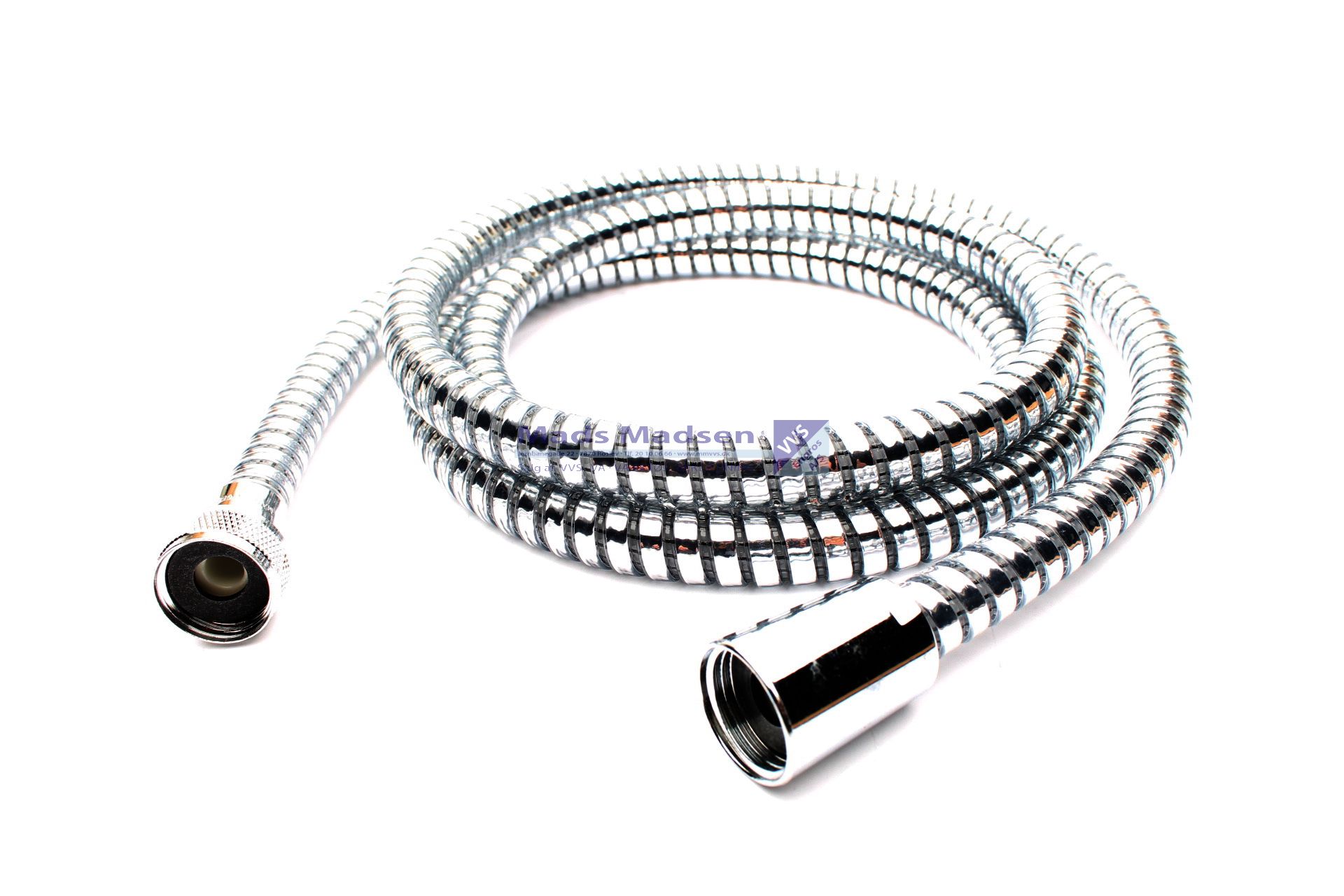 1/2" x 1/2" x 1500mm Flex bruseslange Krom