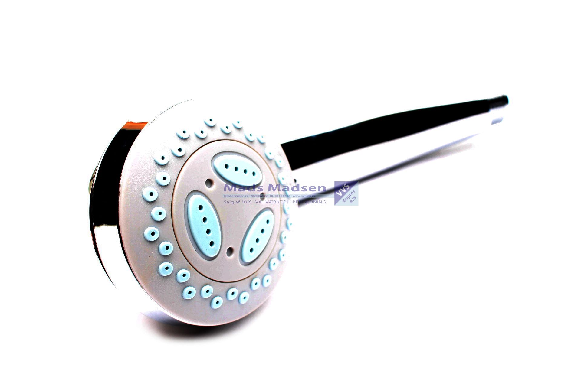 Håndbruser Ø70 Krom 3 funk. Antikalk